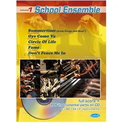 School Ensemble vol.1 (+CD): 5 arrangements for mixed ensemble score, Fachbücher