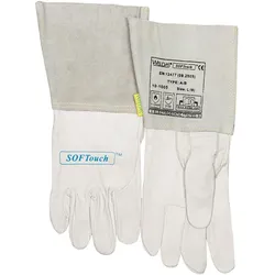 Magni, Schutzhandschuhe, Weldas 10-1005S Schweisserhandschuh aus Kalbsleder, Grösse S, 1 Paar (S)