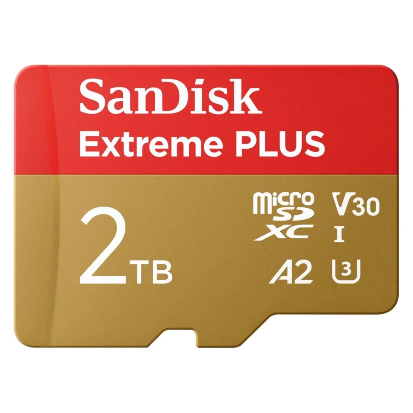 Sandisk Extreme PLUS microSDXC /s UHS-I (2000 GB, microSDXC, UHS-I) (SDSQXBD-2T00-GN6MA)
