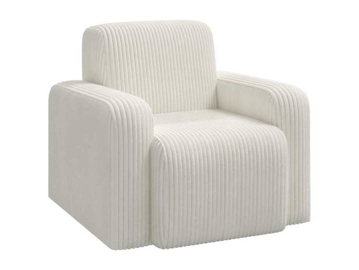 Mode Fauteuil Crème velours côtelé - Pour adulte ou enfant - Poids maximal: 110 kg/siège_14117