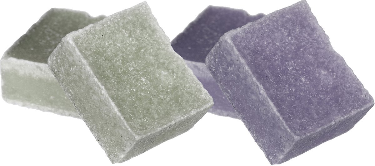 Ideas4seasons Amberblokjes huisparfum - Lavendel en Eucalyptus - 6 stuks
