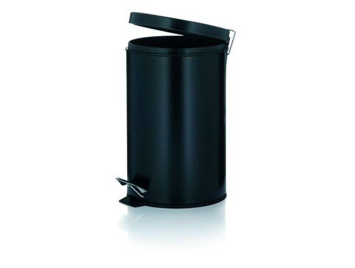 Kela Treteimer, Schwarz, Kunststoff, 12 l, 39 cm, Haushalt & Reinigung, Reinigung, Mülleimer & Abfallsammler
