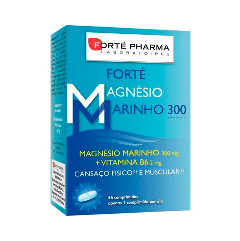 Forté Pharma Magnésio Marinho 300 56 Comprimidos