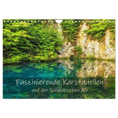 Faszinierende Karstquellen auf der Schwäbischen Alb (Wandkalender 2026 DIN A4 quer), CALVENDO Monatskalender
