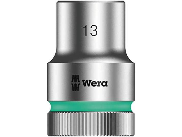 Wera 05003604001 8790 HMC Douille Zyklop à emmanchement 1/2\ \, 13.0 mm\, Argent/turquoise