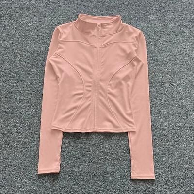 Uplifted Goods Women Sport Jacket Long Sleeve Fitness Shirt pink s