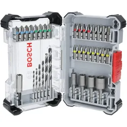 Bosch Extra Hard und Metal HSS im Pick and Click-Koffer,35‐teiliges Set - 2607017726