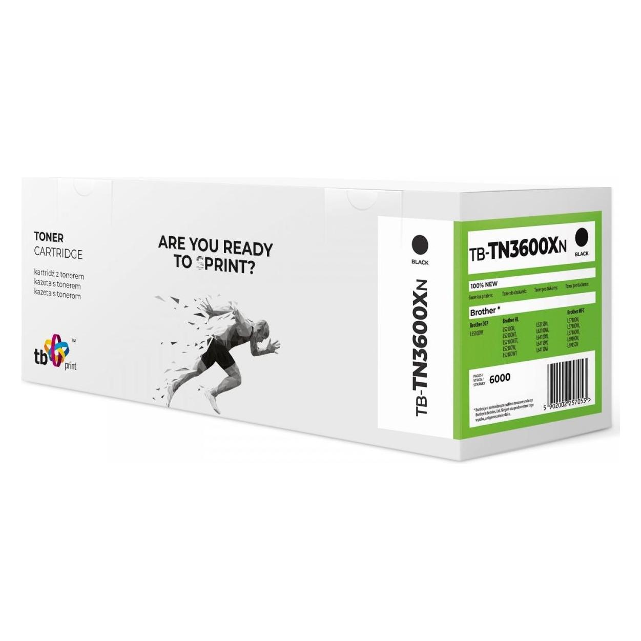 Print !Toner for BrotherTN3600 XL TB-TN3600XN 100% new (BK) (TB-TN3600XN)