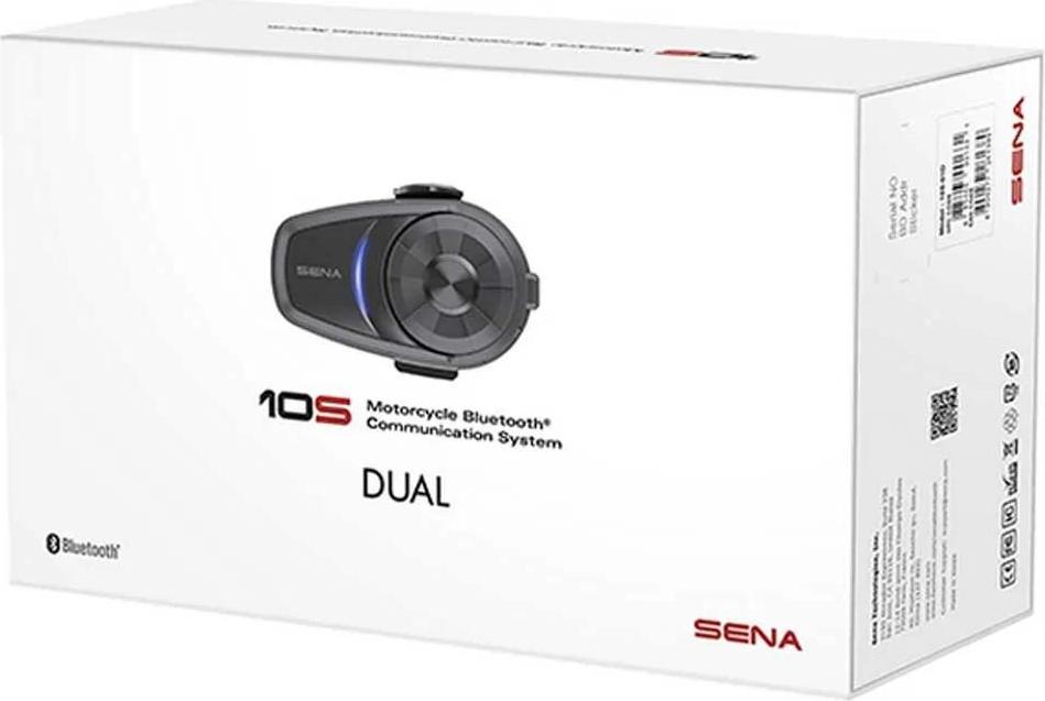 Sena 10s Intercom 2 Einheiten Schwarz Schwarz One Size