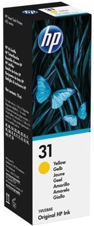 HP 31 garrafa tinta amarela