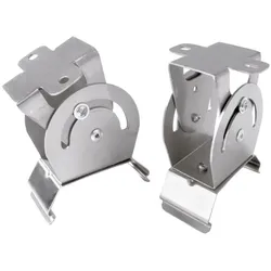 Deko-Light Aufbaumontagehalter für Leuchte Tri Proof 2 Stk. Hellgrau