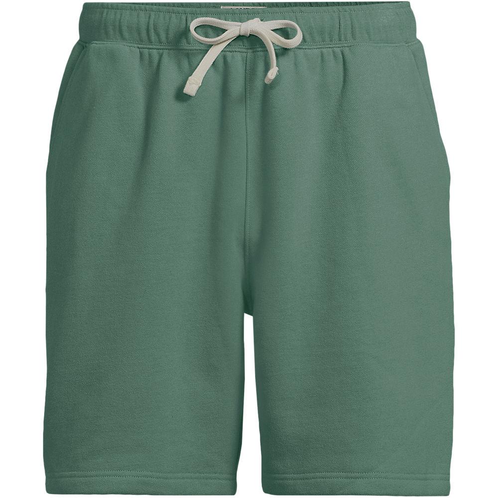 Serious Sweats Shorts für Herren, Herren, size: regular, Grün, Baumwoll-Mischung/Polyester-Mischung, by Lands' End