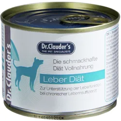 Dr. Clauder's LPD Leber Diät 200g Dosen Hundenassfutter Sparpaket Leber Diät 12x200g