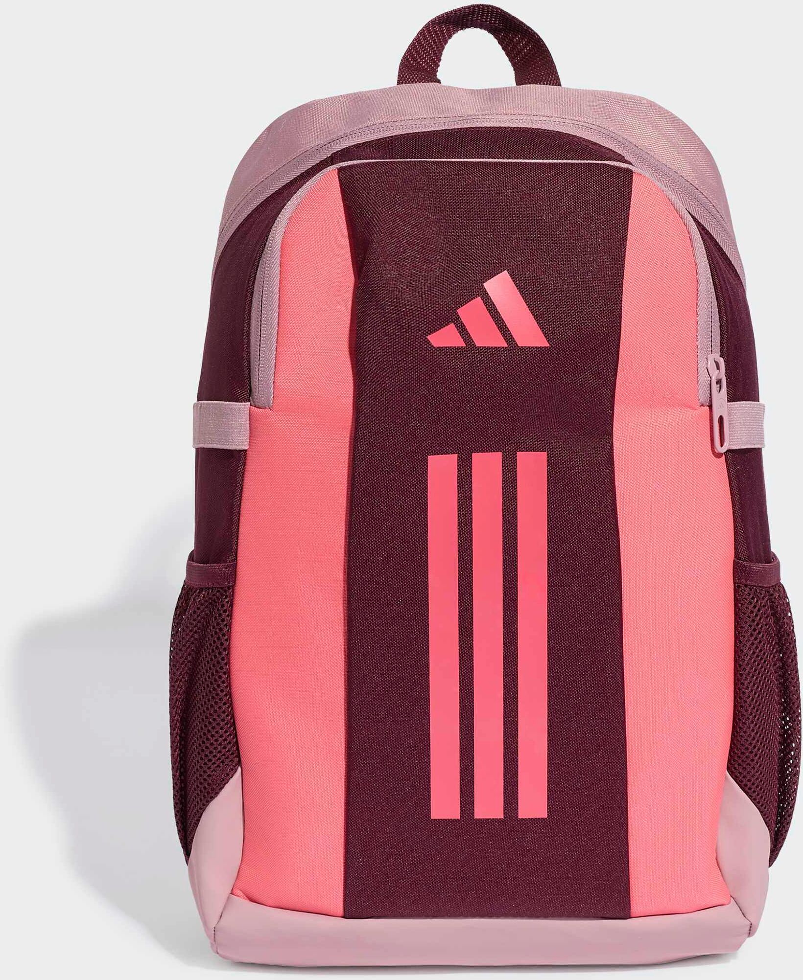 Rucksack ADIDAS PERFORMANCE "APWR BP YOUTH", rosa (magic mauve, maroon, pure turbo), Rucksäcke, Kinder, Obermaterial: 100% Polyester, Rucksack, für Kinder, mit Fronttasche, aus Polyester magic mauve, maroon, pure turbo Einheitsgröße