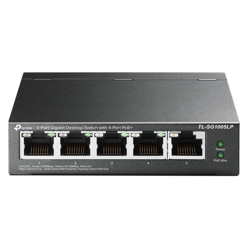 TP-Link Switch 5G PoE+ 40W 5x10/100/1000,PoE+