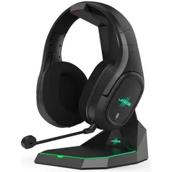 Urage Wireless-Gaming-Headset "SoundZ 920" + Station, Schwarz (Docking, Kabelgebunden, Kabellos), Gaming Headset, Schwarz