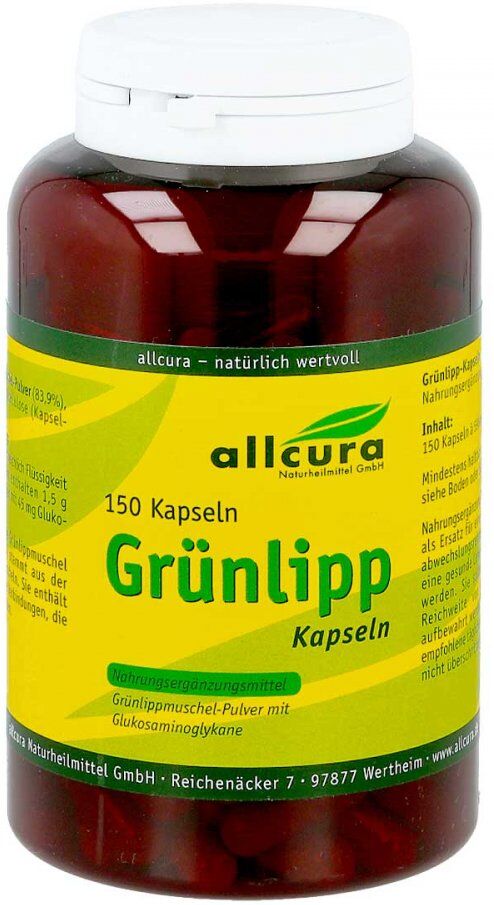 Grünlipp Muschel Kapseln 150stk