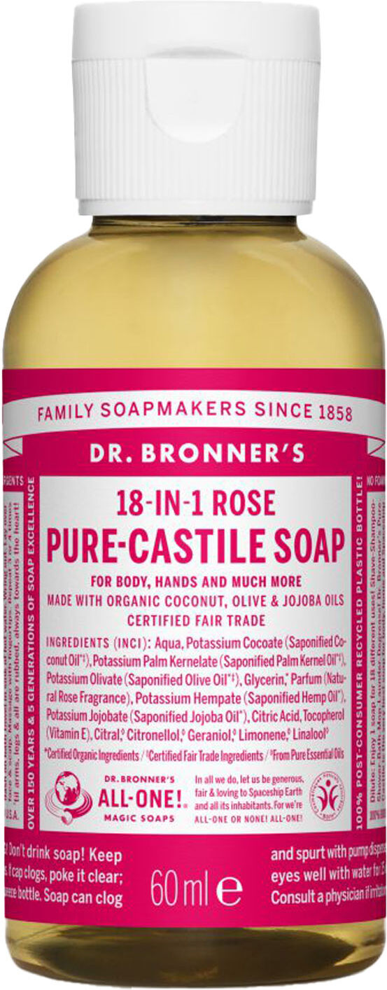 DR. BRONNERS Rose Pure Castile Soap 60ml