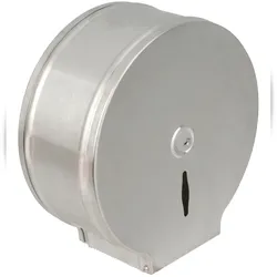 cookmax Toilettenpapier-Spender, für 400 m Rolle, Edelstahl matt