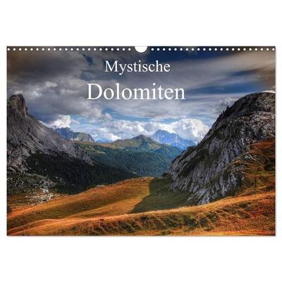 Mystische Dolomiten (Wandkalender 2027 DIN A3 quer), CALVENDO Monatskalender