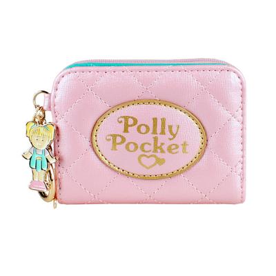Pink Quilted Womens Wallet Stylish Coin Purse With Zipper Closure Pink Quilted Womens Wallet Stylish Coin Purse With Zipper Closure