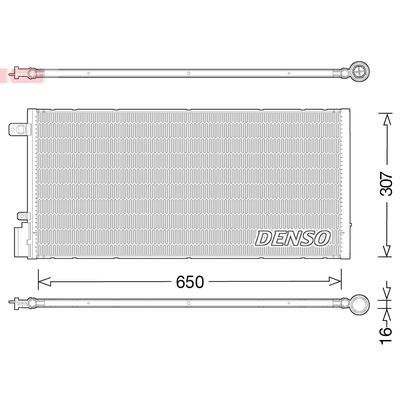 DENSO Kondensator, Klimaanlage DCN15005 für CHEVROLET