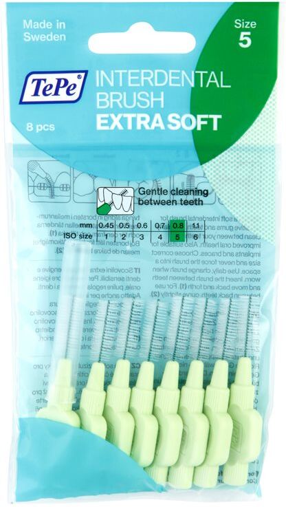 TePe Extra Soft brossettes interdentaires 0,8 mm 8 pcs
