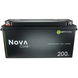 WATTSTUNDE NOVA CORE 2 LiFePO4 Batterie 200Ah 12,8V mit CAN-Bus & Heizung – Wohnmobil Versorgungsbatterie