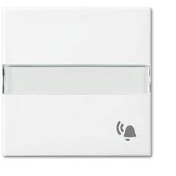 Busch-Jaeger Abdeckung Symbolwippe Klingel Busch-balance SI Weiß, Reinweiß (RAL 9010) 2CKA001731A2015 1 St.