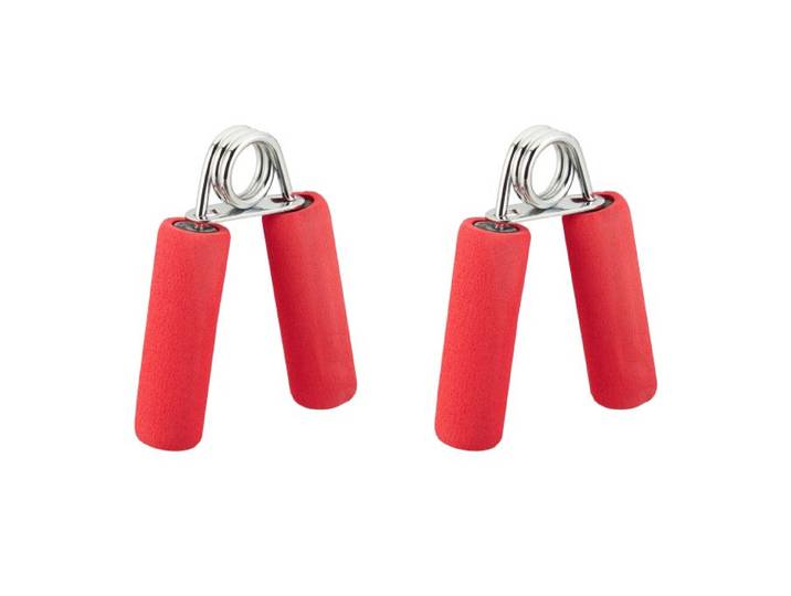 Relaxdays 16x Fingertrainer rot