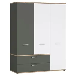 Wójcik Kleiderschrank Twenty 150 x 196 cm Dekor Grau Graphit