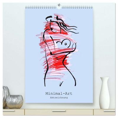 Minimal-Art, Aktzeichnung (hochwertiger Premium Wandkalender 2026 DIN A2 hoch), Kunstdruck in Hochglanz