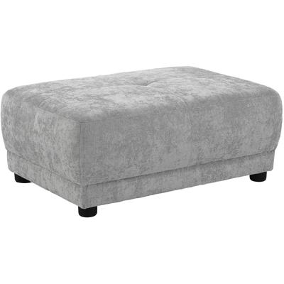 Hocker JOCKENHÖFER GRUPPE "Loggia, B: 110 cm", weiß, neutral, B:110cm H:47cm T:78cm, Korpus: 100% Polyester, Hocker, Hocker, mit Wellenfederung, Steppnähte