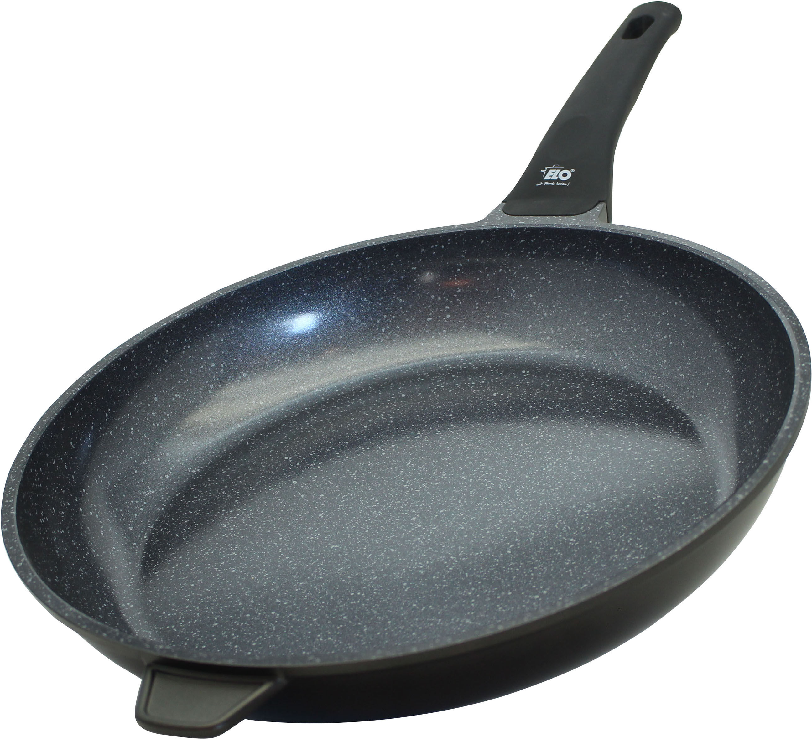 Bratpfanne ELO "Siloncast", schwarz, H:6,25cm Ø:32cm, Pfannen, Bratpfanne, hochwertige Antihaftversiegelung, Softtouch-Stil, induktionsgeeignet schwarz Ø 32cm + Höhe 6,25cm