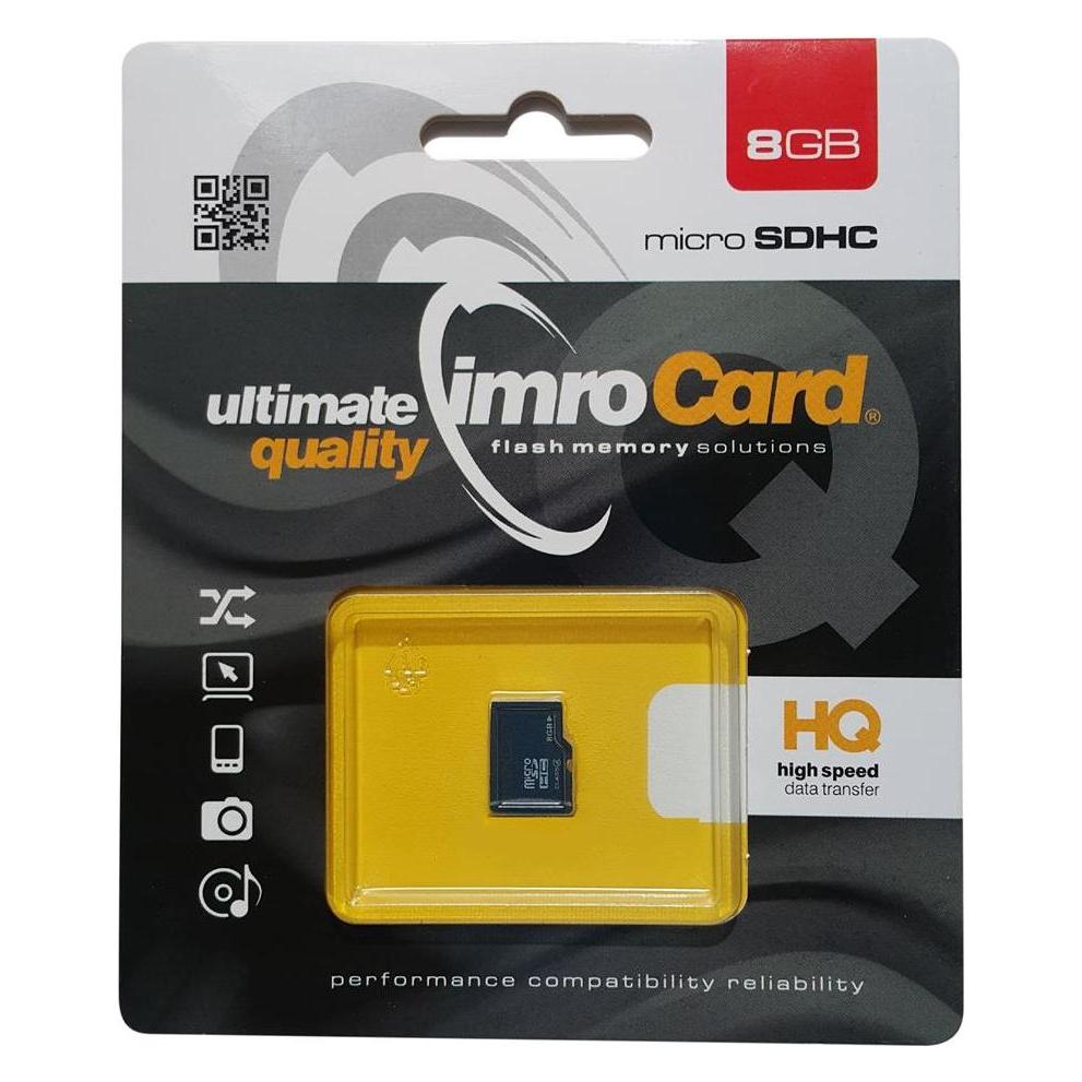 IMRO MicroSDHC/8G 8 GB UHS-I Klasse 10 (8 GB, microSDHC, U1, UHS-I) (4/8G)