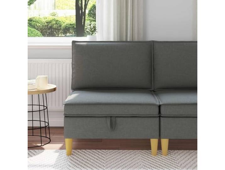 ZQQLVOO Stauraum Sitzhocker mit Holzrahmen Quadratisch, Schaumstoffpolster, verstecktes Fach, pflegeleicht, modernes Design