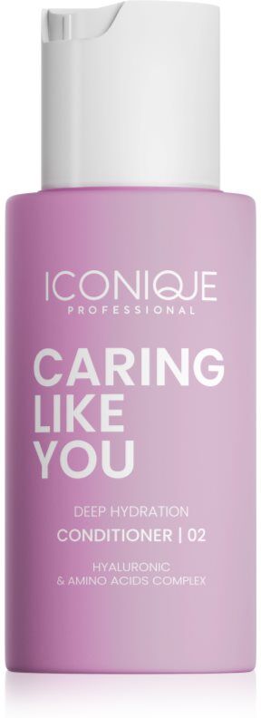 ICONIQUE Professional CARING LIKE YOU Deep Hydration après-shampoing hydratant en profondeur pour cheveux secs et abîmés 70 ml