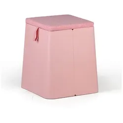 Kunststoffhocker mit Kissen BILLY, rosa