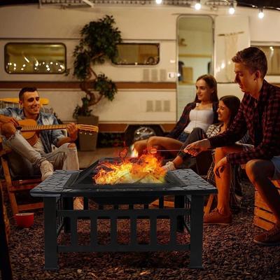 All Categories Goods Outdoor Fire Pit Wood Burning Metal Fireplace With Poker & Cover Ideal For Backyard Gatherings Outdoor Fire Pit Wood Burning Metal Fireplace With Poker & Cover Ideal For Backyard Gatherings