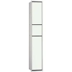 Emco Asis Unterputz WC Modul 976027470 aluminium/optiwhite, 964 mm