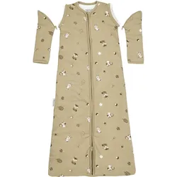 Meyco, Babyschlafsack, Baby Forest Animals Ganzjahresschlafsack - sand (Ganzjahr, 100 x 49 cm)