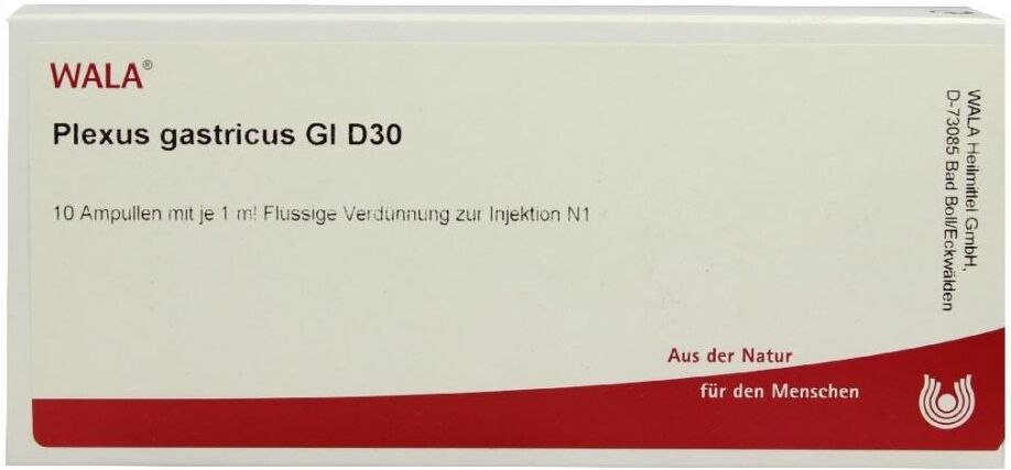 Wala Plexus Gastricus Gl D30 Ampullen