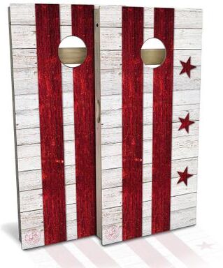 Skip's Garage Washington DC Outdoor Cornhole Board Set