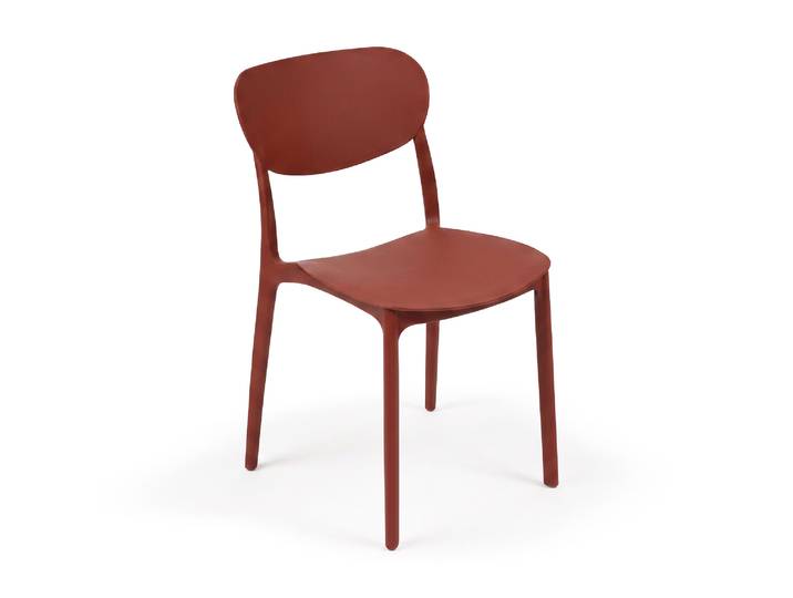 Chaise empilable Plasta Ocre - Basika