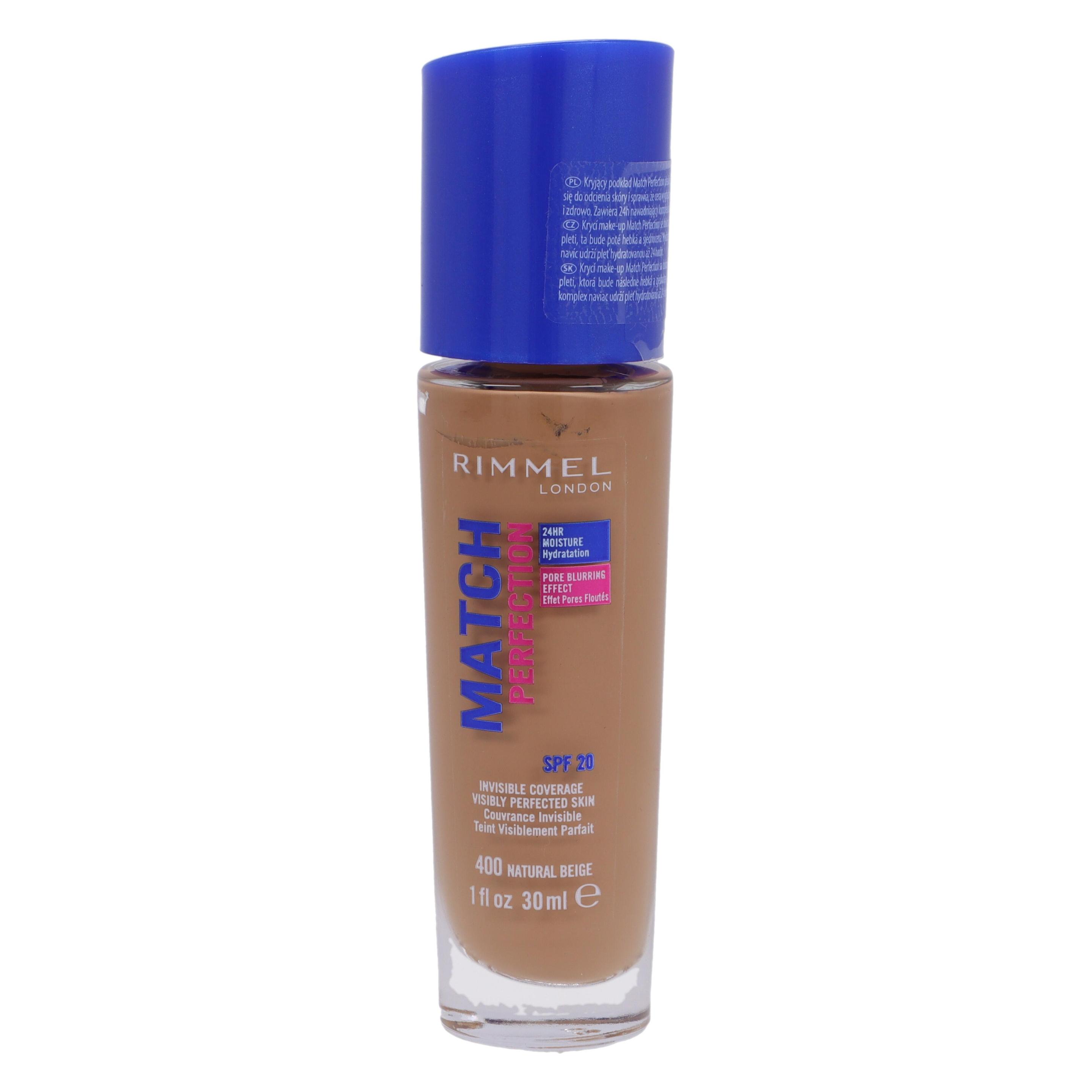Rimmel London Match Perfection SPF20 (400 Natural Beige) (34857031400)