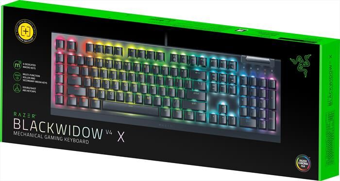 Razer Tastiera Blackwidow V4x (yellow Switch) Ita-nero