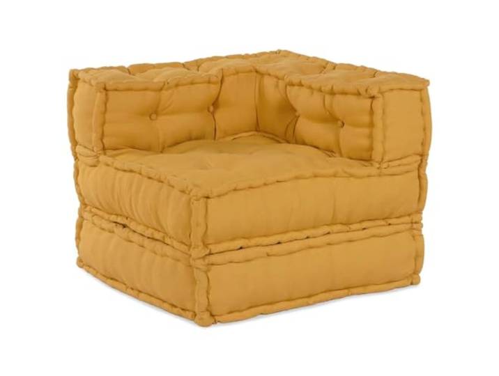 vidaXL Modulares Sofaelement Gelb 70x70x54 cm Stoff