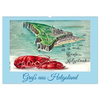 Gruß aus Helgoland (Wandkalender 2027 DIN A2 quer), CALVENDO Monatskalender