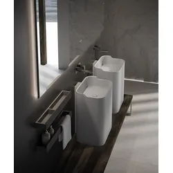 Fiora Spiegel Icon mit integrierter Armatur Liso 550x75x1800 IEVG180