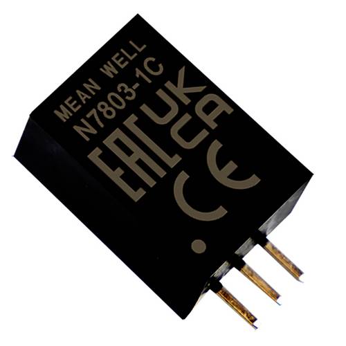 MEAN WELL N7803-1C DC/DC-Wandler, Print 1A 3.3W Inhalt 1St.